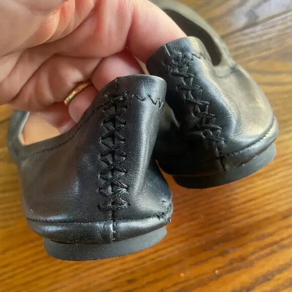 Lucky Brand Women’s Sz 38 / US 8 Emmie Ballet Flats in Black Leather - Picture 6 of 9